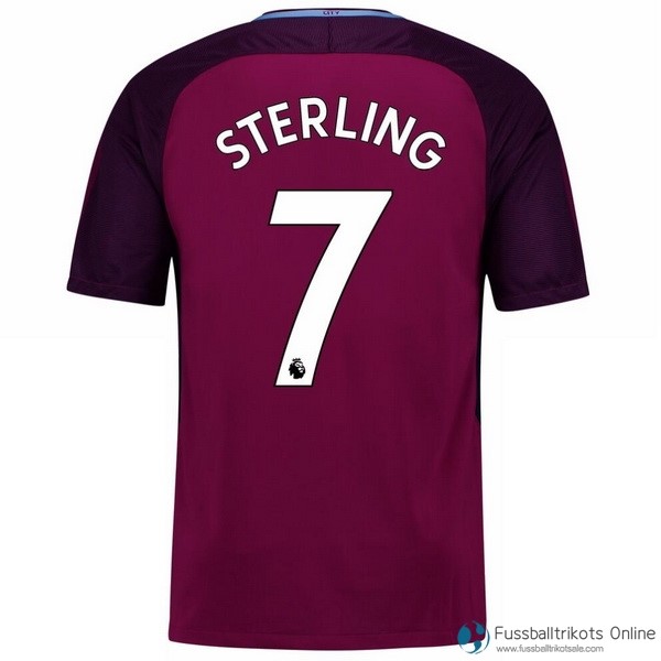 Manchester City Trikot Auswarts Sterling 2017-18 Fussballtrikots Günstig